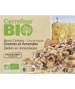 Barres Céréales Graines & Amandes CARREFOUR BIO