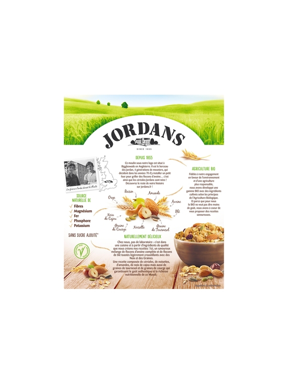 Muesli Bio Noix & Graines JORDANS