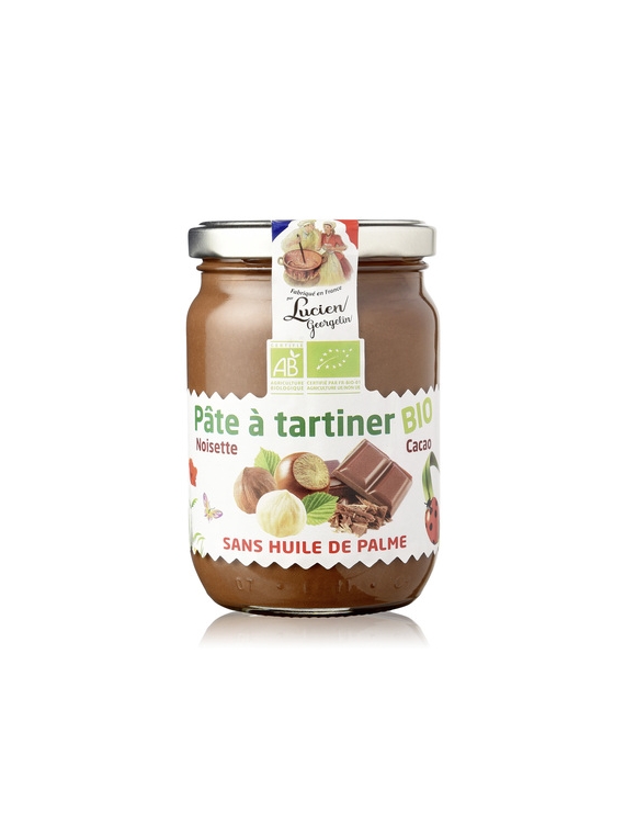 Pâte à tartiner Bio Noisette Cacao LUCIEN GEORGELIN