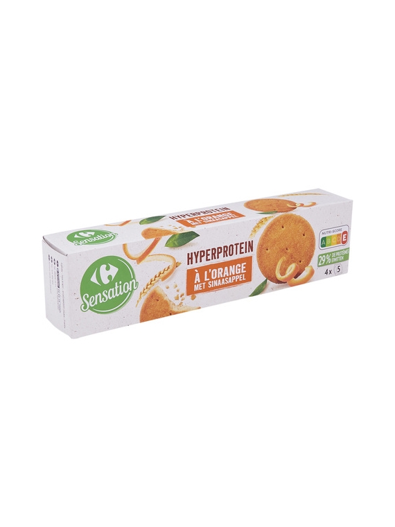 Biscuits Hyperprotein à l'Orange CARREFOUR SENSATION