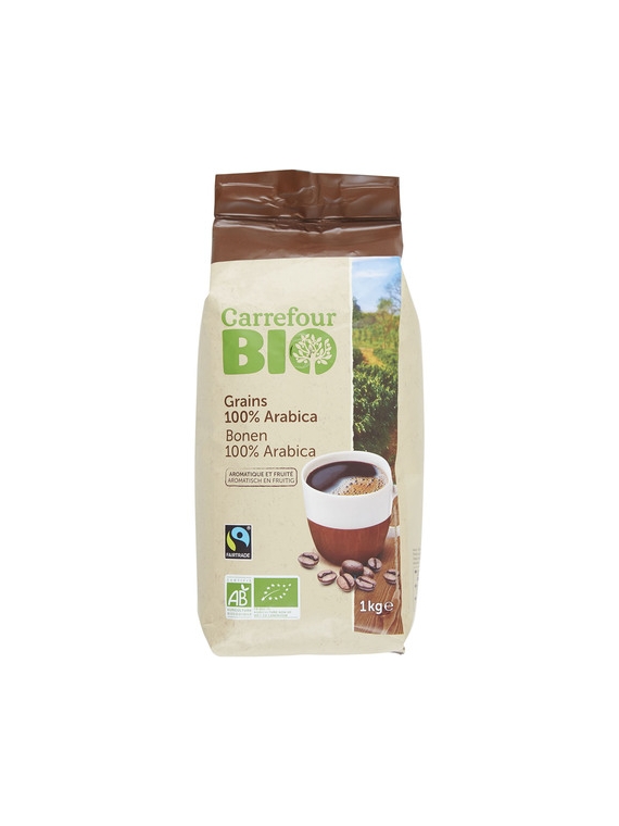 Café Grains 100% Arabica CARREFOUR BIO