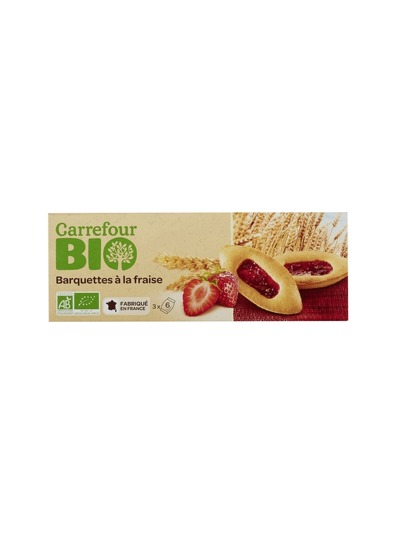 Biscuits Fraise CARREFOUR BIO