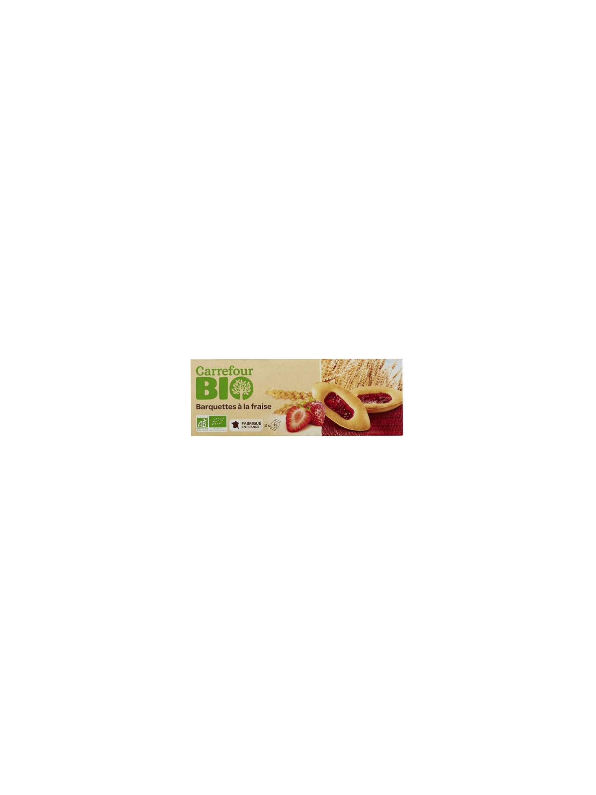 Biscuits Fraise CARREFOUR BIO