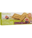 Biscuits Vitalité Germe de Blé & Figue CARREFOUR