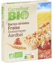 Barres Céréales Fraise CARREFOUR BIO