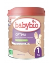 Lait bébé 1 âge en poudre optima Bio BABYBIO