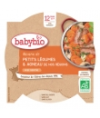 Plat bébé dès 12 mois, Navarin Agneau BABYBIO