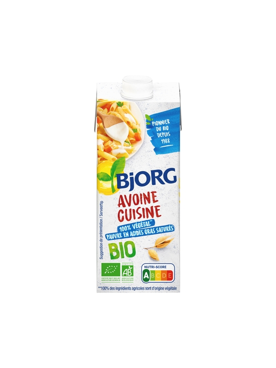 Sauce Avoine Cuisine Bio BJORG