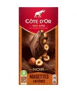 Chocolat Noir Noisettes Entières CÔTE D'OR