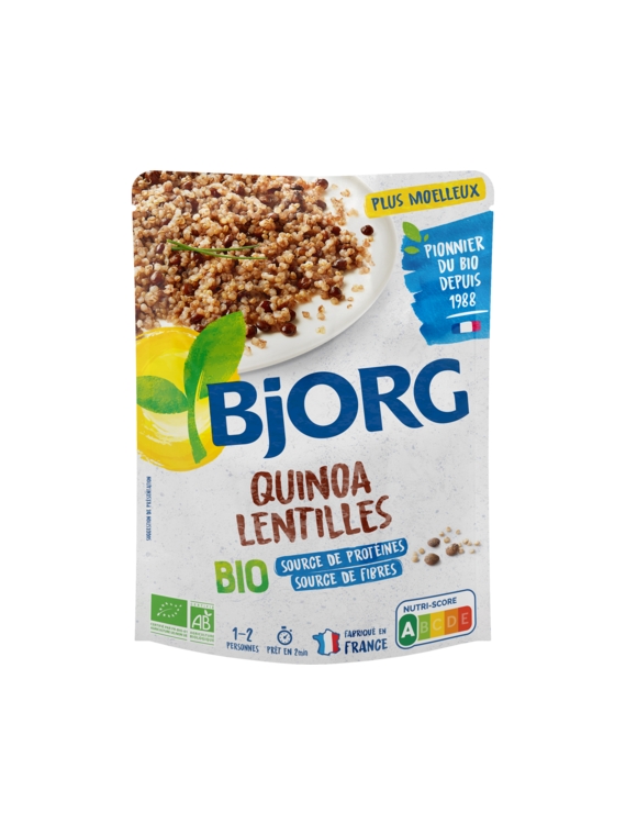 Plat Cuisiné Quinoa Lentilles Bio BJORG