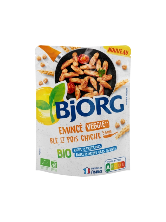 Émincé Veggie Blé & Pois Chiche Bio BJORG