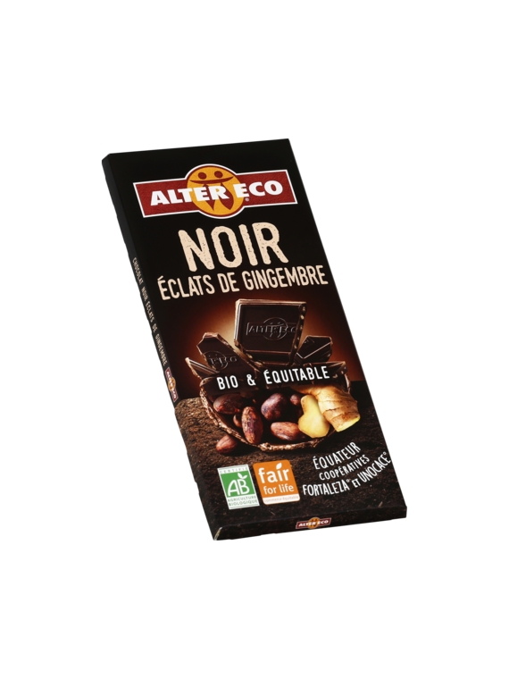 Chocolat Noir Éclats de Gingembre Bio ALTER ECO