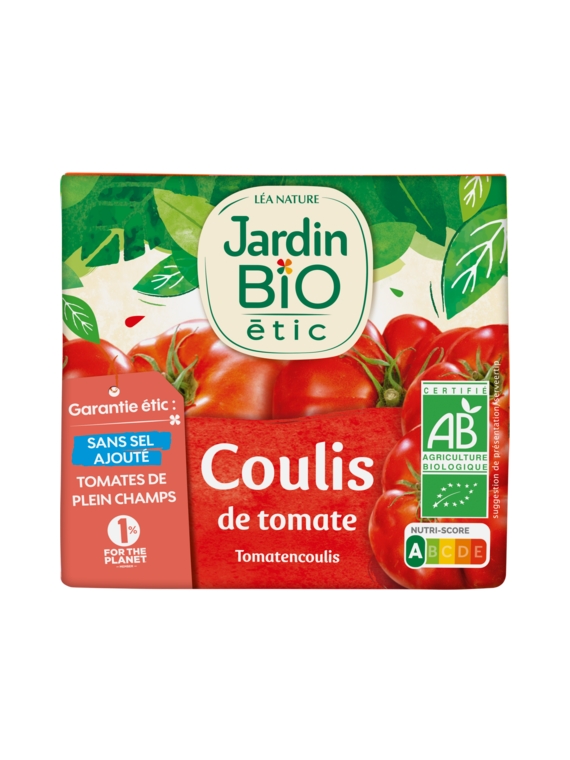 Coulis de Tomate JARDIN BIO ÉTIC