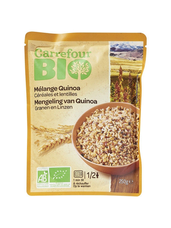 Mélange Quinoa Céréales & Lentilles CARREFOUR BIO