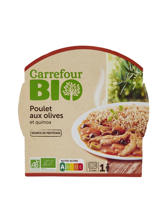 Poulet aux Olives & Quinoa CARREFOUR BIO