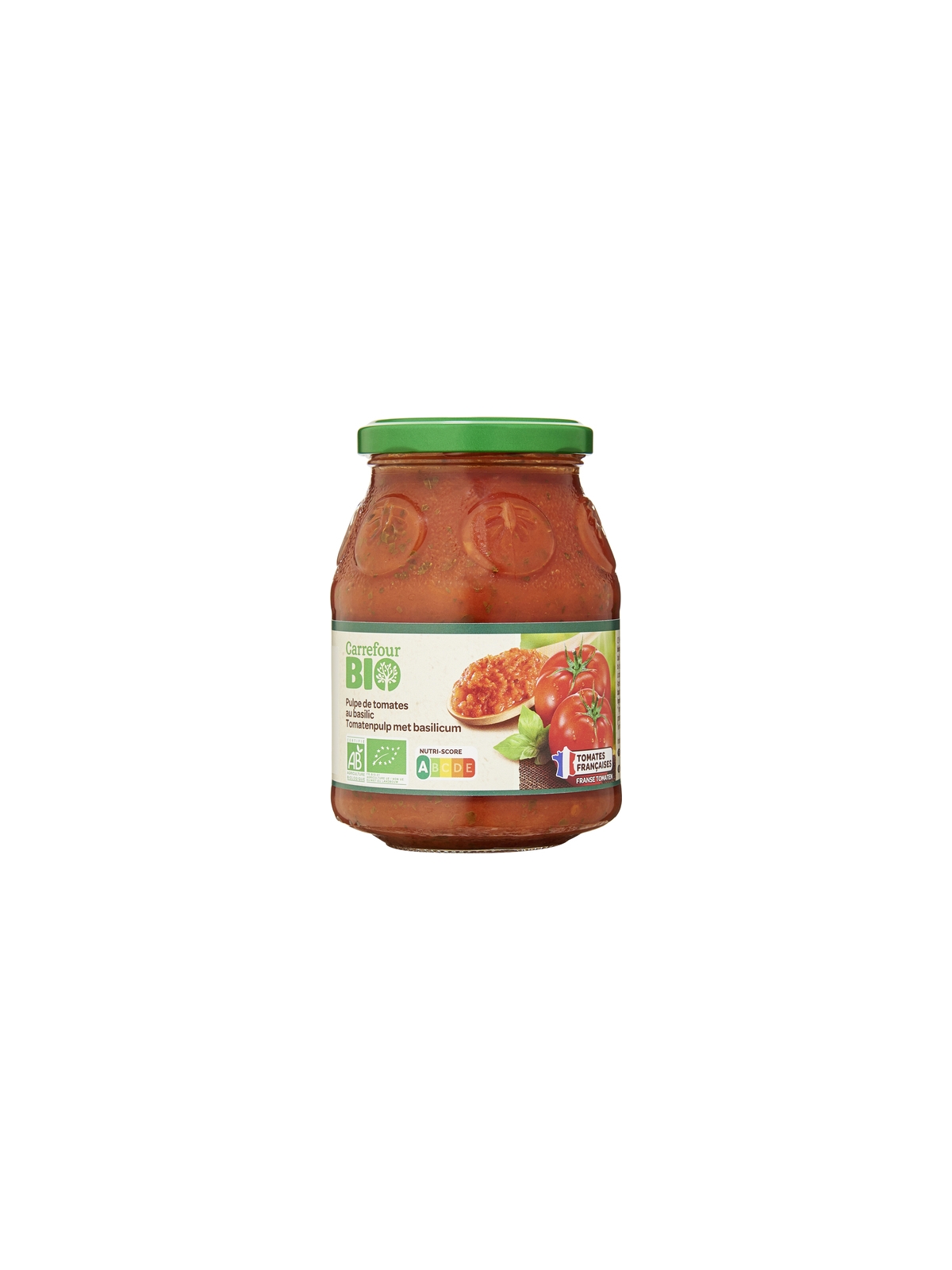 Pulpe de Tomates au Basilic CARREFOUR BIO