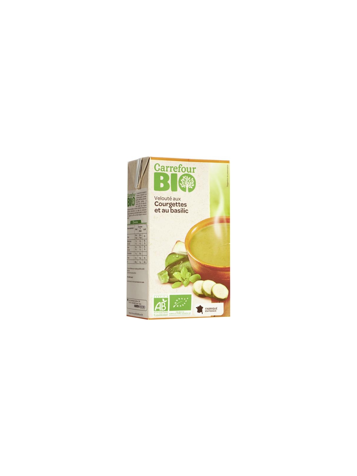 Soupe aux Courgettes & Basilic CARREFOUR BIO