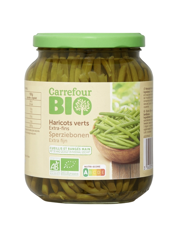 Haricots Verts Extra Fins CARREFOUR BIO