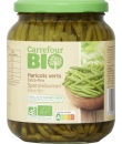 Haricots Verts Extra Fins CARREFOUR BIO