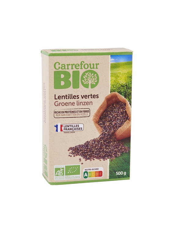 Lentilles Vertes CARREFOUR BIO