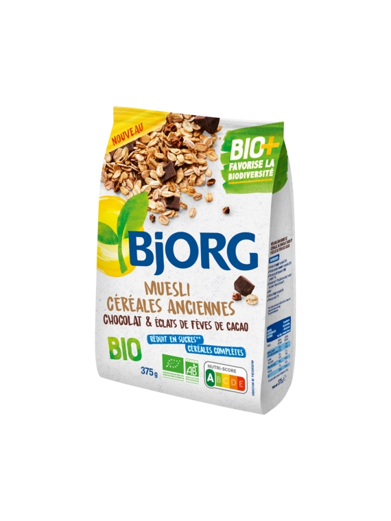 Muesli Céréales Anciennes Chocolat Bio BJORG