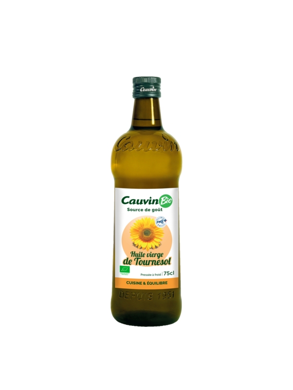 Huile Vierge de Tournesol Bio CAUVIN