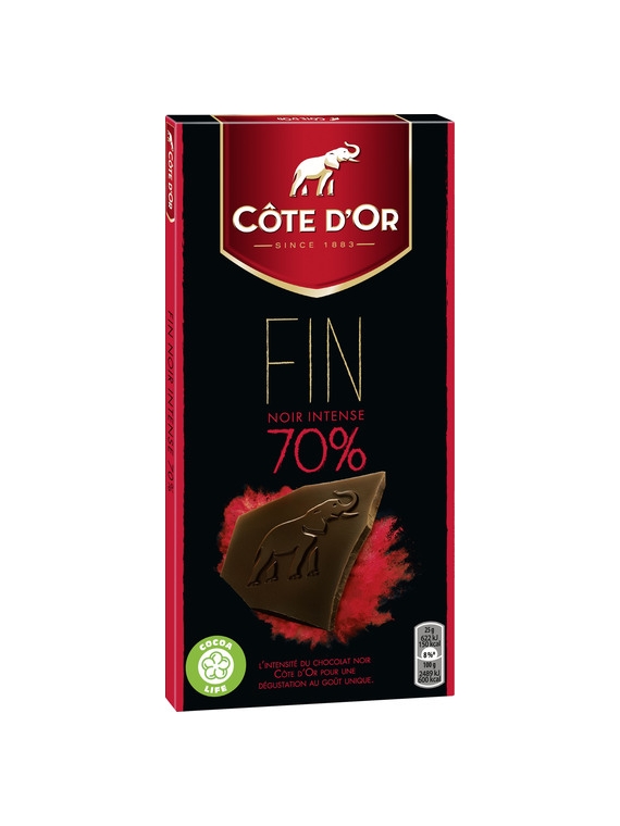 Tablette de Chocolat Noir Extra CÔTE D'OR