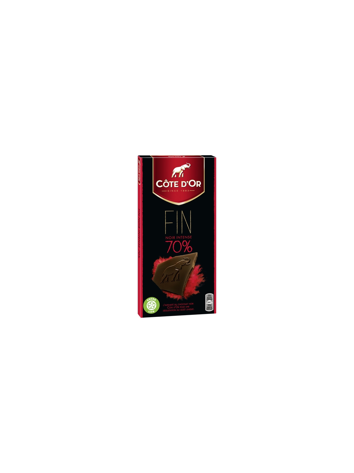 Tablette de Chocolat Noir Extra CÔTE D'OR