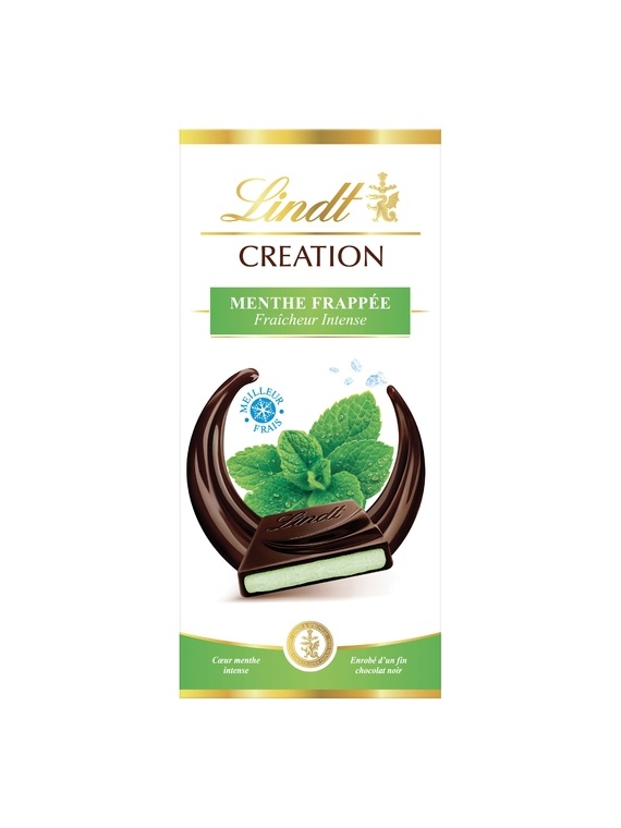 Tablette de Chocolat Noir Menthe Frappée CRÉATION LINDT