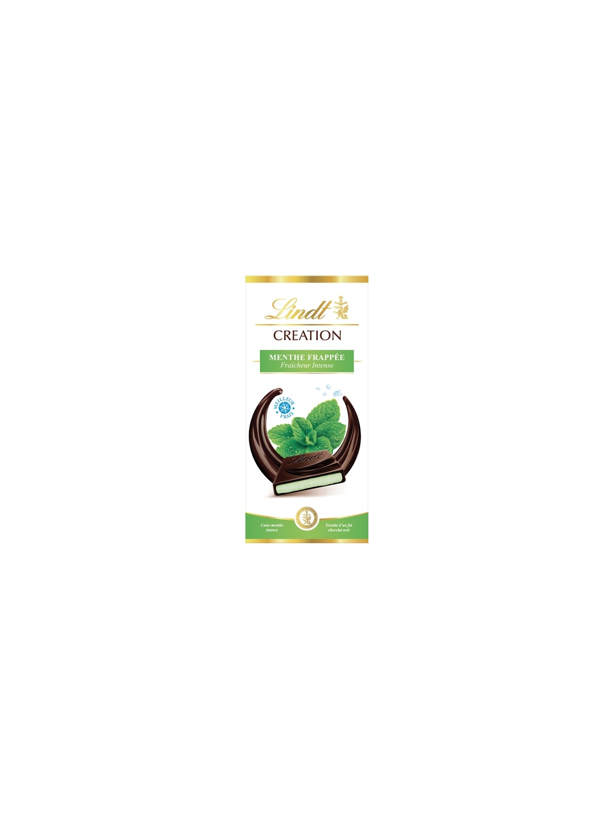 Tablette de Chocolat Noir Menthe Frappée CRÉATION LINDT