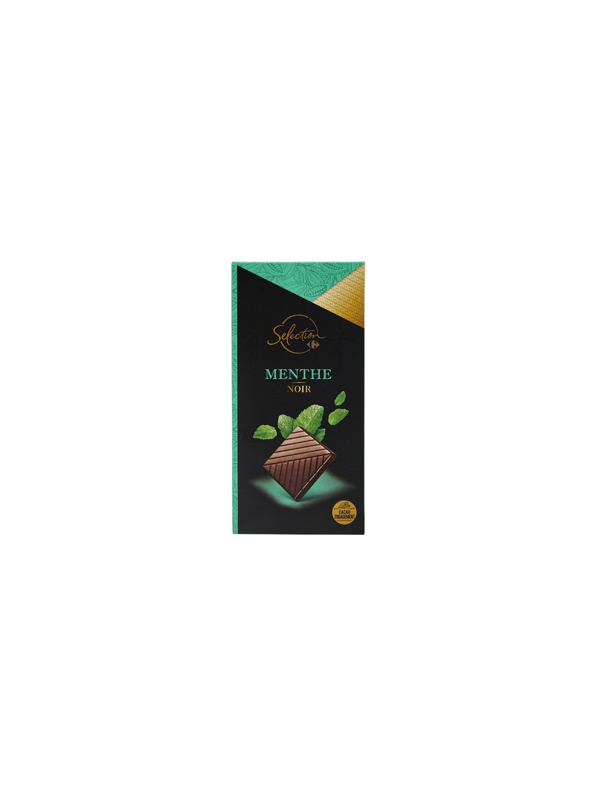 Tablette de Chocolat Noir Menthe CARREFOUR SELECTION