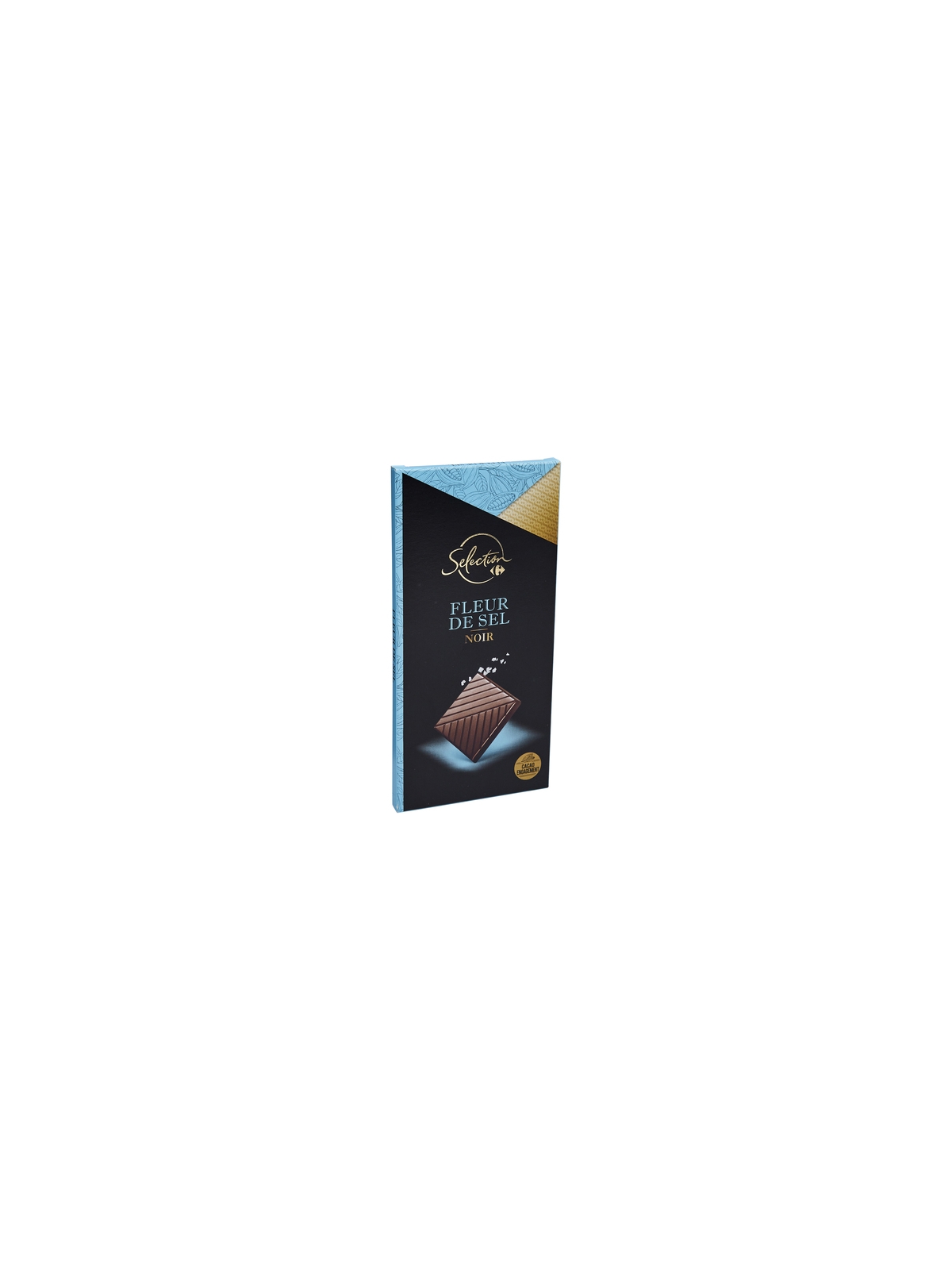 Tablette de Chocolat Noir Fleur de Sel CARREFOUR SELECTION