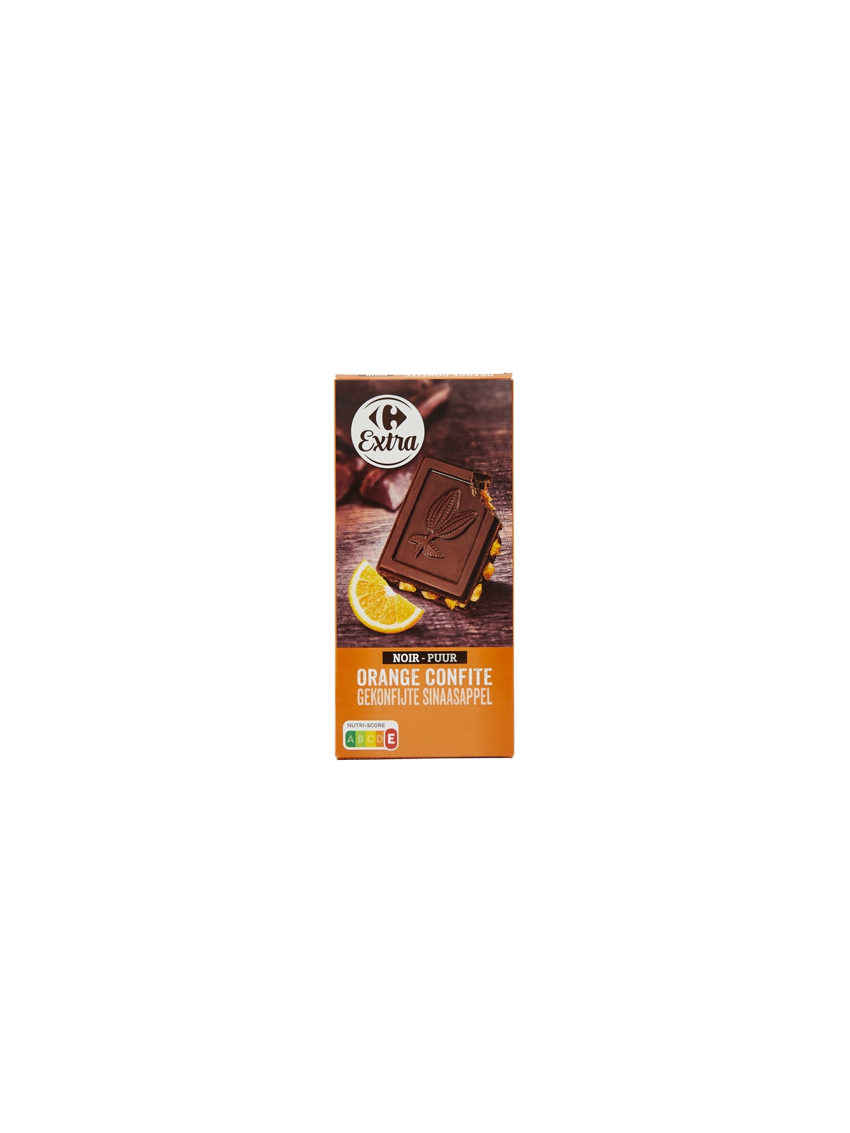 Tablette de Chocolat Noir Orange CARREFOUR EXTRA