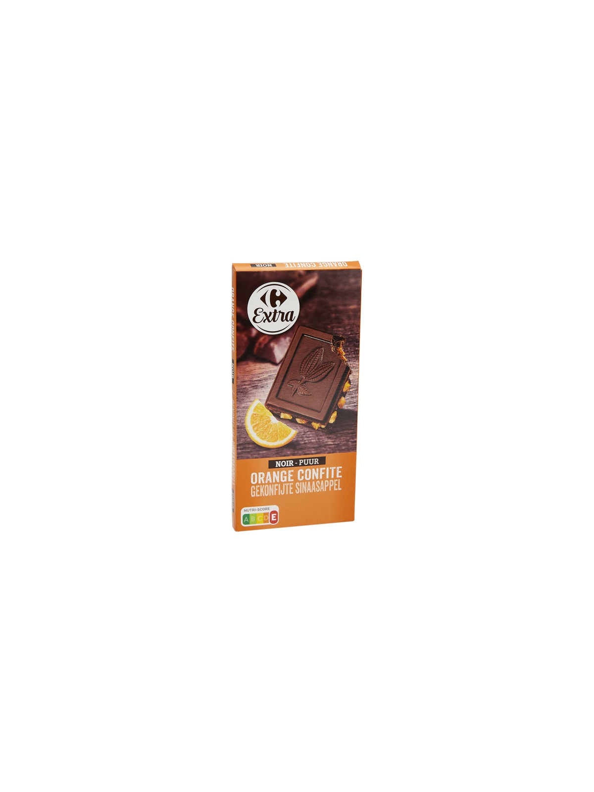 Tablette de Chocolat Noir Orange CARREFOUR EXTRA