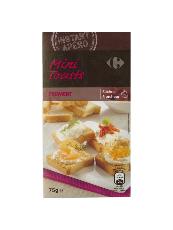 Mini Toasts Froment CARREFOUR