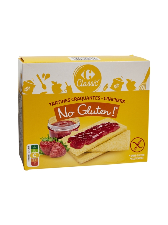 Tartines Craquantes sans Gluten CARREFOUR CLASSIC'