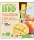 Compotes Pommes Mangues CARREFOUR BIO