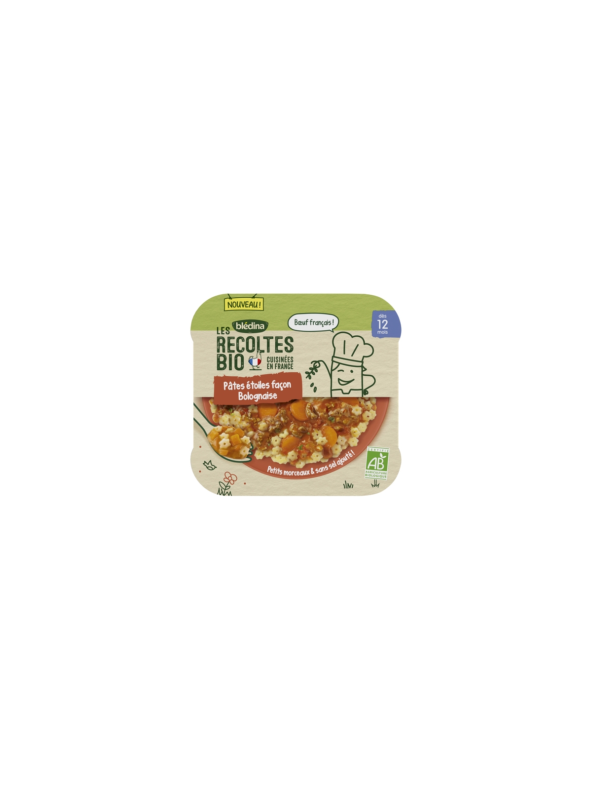 Pâtes Étoiles Bolognaise Bio BLÉDINA