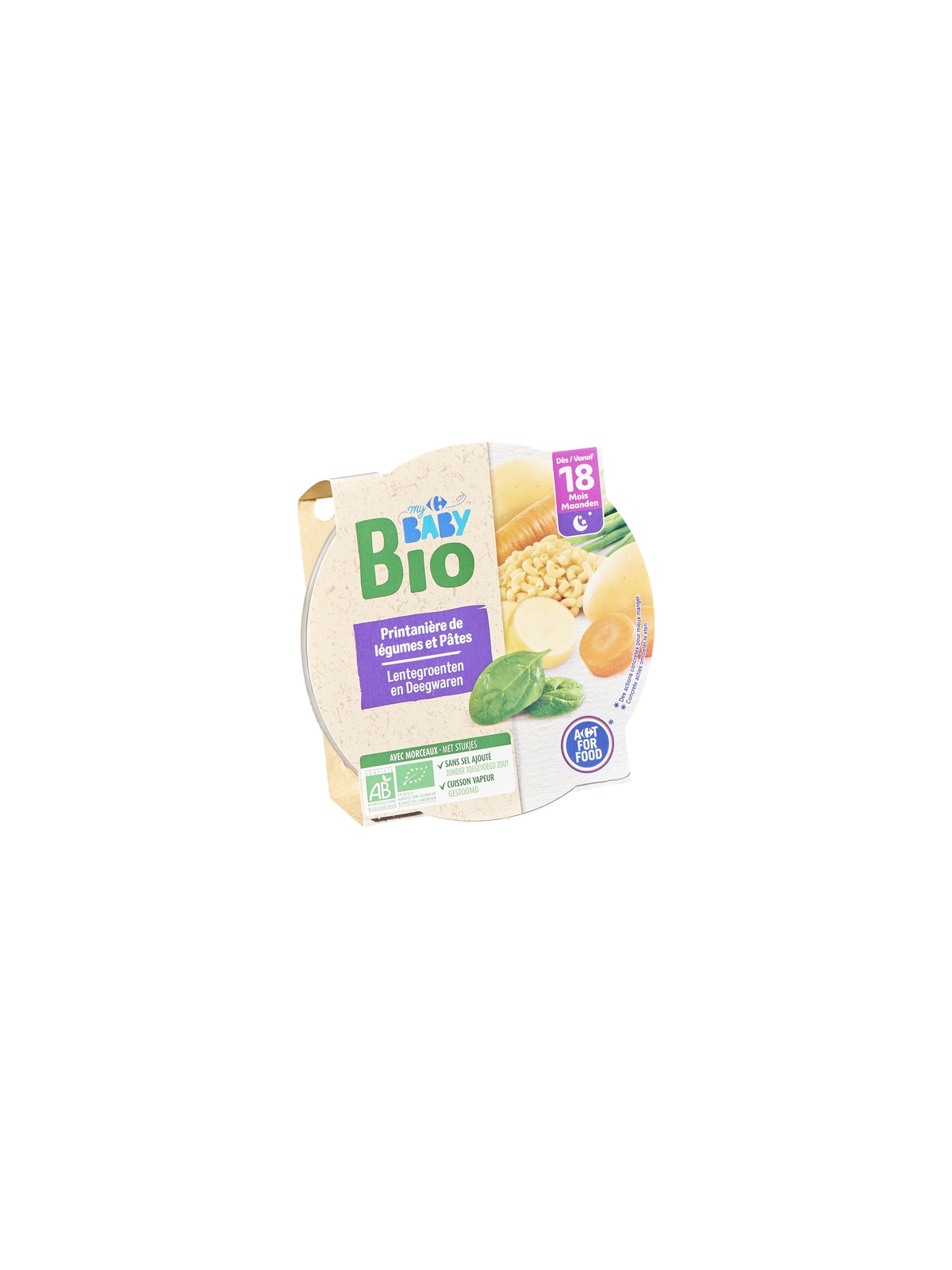 Printanière Légumes & Pâtes CARREFOUR BABY BIO