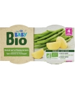 Plat Bébé dès 4 mois, Haricot Vert & Pomme de Terre CARREFOUR BABYBIO