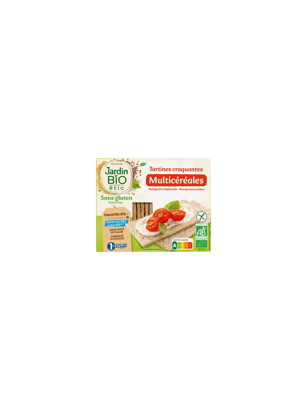 Tartines Craquantes Multicéréales JARDIN BIO ÉTIC