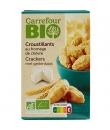 Croustillants au Fromage de chèvre Bio CARREFOUR BIO