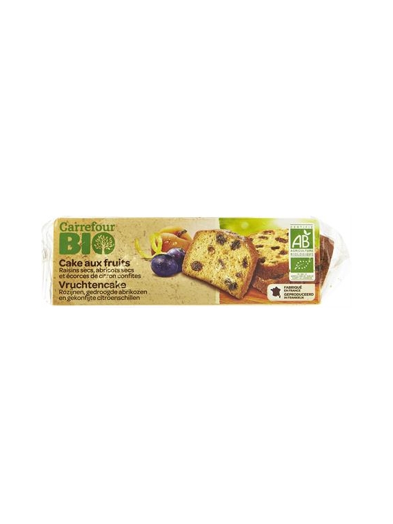 Cake bio aux fruits CARREFOUR BIO