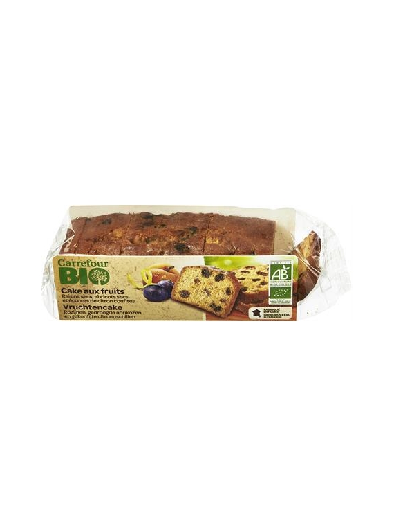 Cake bio aux fruits CARREFOUR BIO