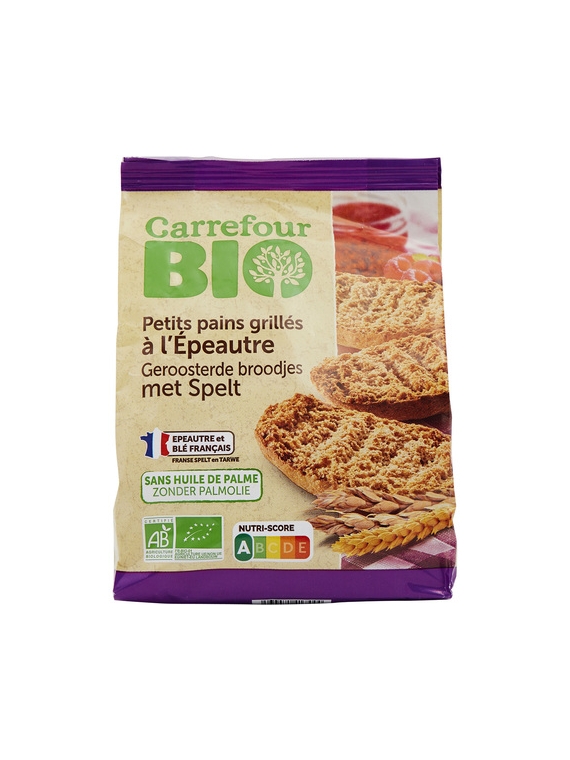 Petits Pains Grillés à l'épeautre CARREFOUR BIO