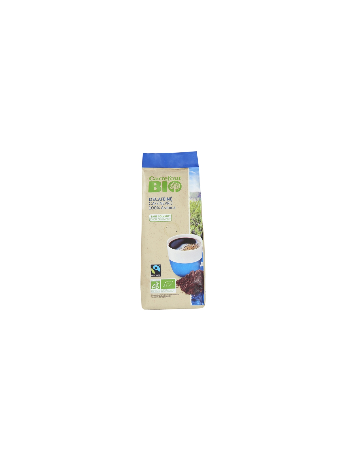 Café Décaféiné 100% Arabica CARREFOUR BIO