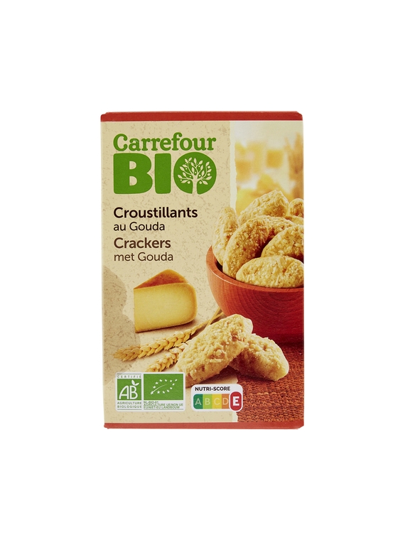 Biscuits Croustillants au Gouda CARREFOUR BIO