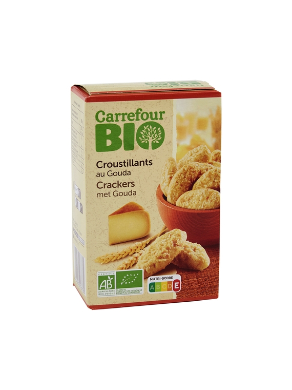 Biscuits Croustillants au Gouda CARREFOUR BIO