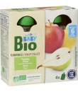 Compotes Pomme Poire CARREFOUR BABY BIO