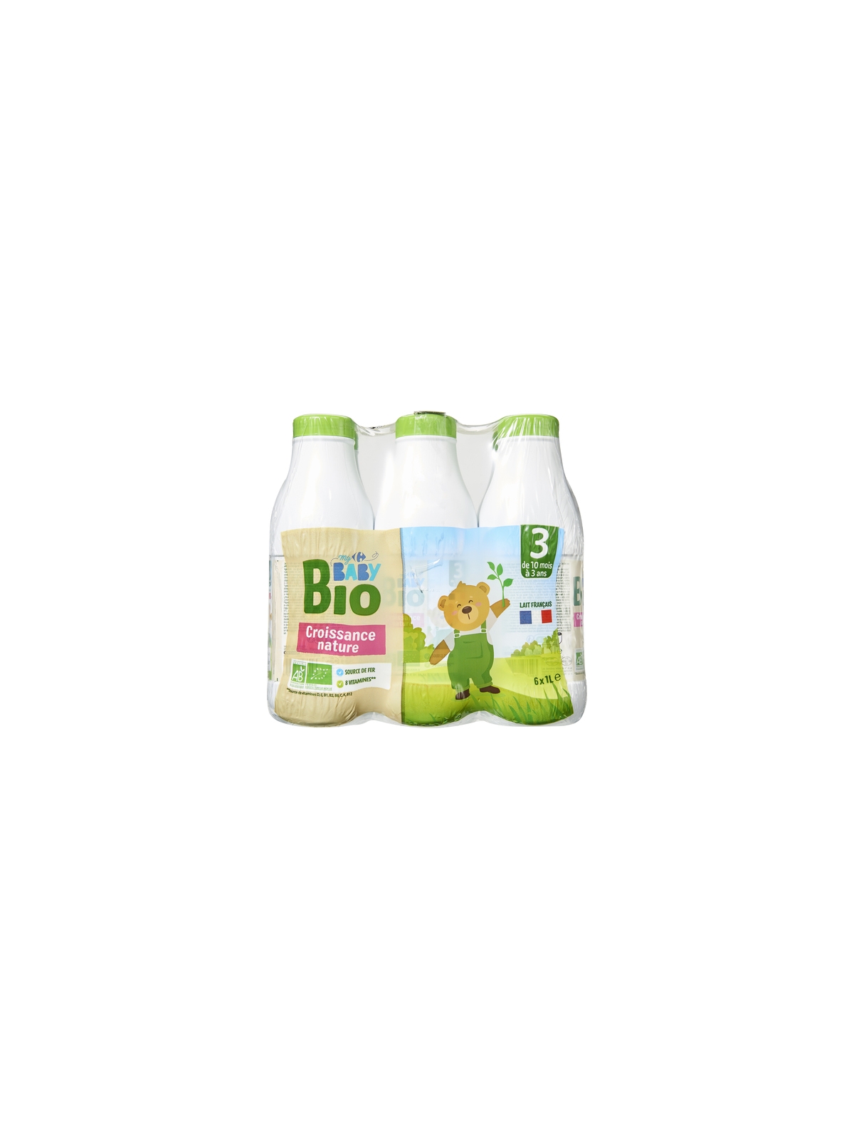 Lait Croissance Nature CARREFOUR BABY BIO